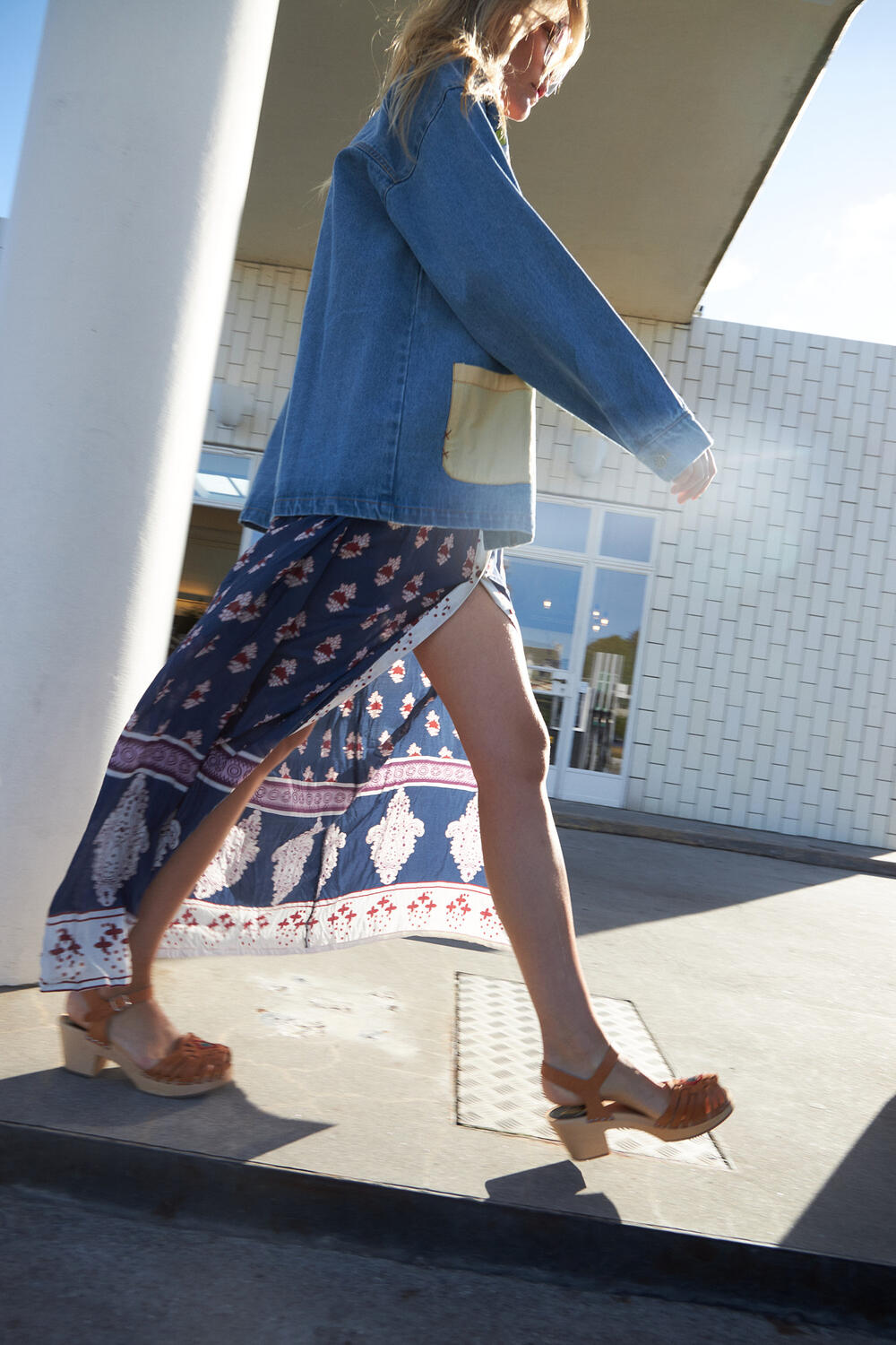 Mila denimjakke - Washed Denim